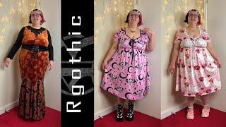 Plus Size Fashion Dresses Try-on Haul  Rgothic