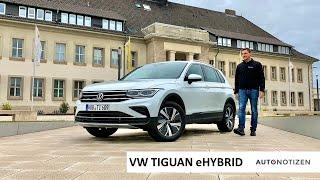 VW Tiguan eHybrid Facelift 2021 Plug-in Hybrid SUV im Test Review Fahrbericht