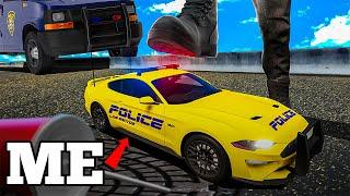 RC Cop Car Annoys Players In Gta 5 Rp