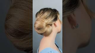 Perfect French twist hairstyle  I love this ️ #frenchtwist #hairstyletutorial #hairhacks