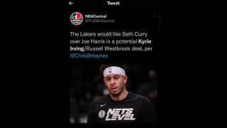 Lakers WANT Seth Curry with Kyrie in The NetsLakers trade