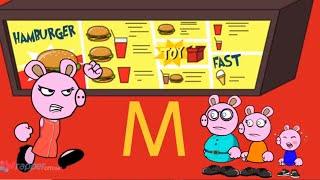 Peppa Pig Misbehaves At McDonald’s  Grounded @goatedreloaded1917 REUPLOAD