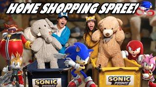 WE TURNED OUR HOUSE INTO A SONIC TOY STORE Sonic Prime Charity Shopping Dash