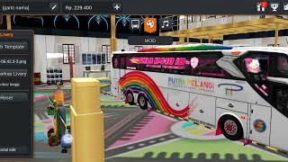 Livery Bussid Jrg ViolaJrg Reborn Dan Putra Pelangi Al Mera #bussimulatorindonesia