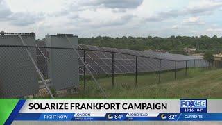 Campaign supports Frankforts resolution to be fully ran on renewable energy by 2030