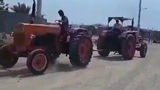 زور آزمایی بین تراکتور رومانی جفت و رومانی تک tractor utb 650 vs 651