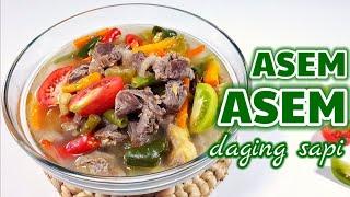 ASEM ASEM DAGING - RESEP MASAKAN DAGING  RESEP MASAKAN TRADISIONAL INDONESIA - RESEP MASAKAN SEGAR