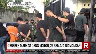 Gerebek Markas Geng Motor 22 Remaja Diamankan  REDAKSI MALAM 140222