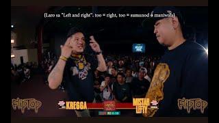 FlipTop - Kregga vs Mistah Lefty  Bisaya Battle