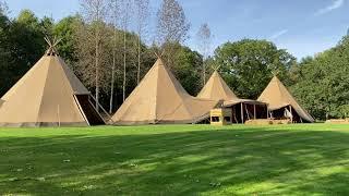 Elmbridge Farm Tipi in Autumn