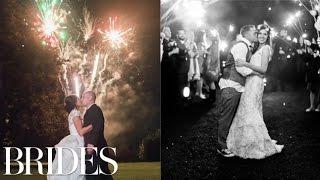 The Best Fireworks Displays at Real Weddings  BRIDES