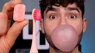 DIY Bubble Gum vs. Hubba Bubba Toothbrush