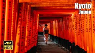 Walking to the Top of Fushimi Inari Shrine ️ Kyoto 2023 4K HDR