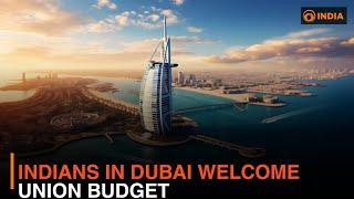 Indians in Dubai welcome Union Budget  DD India