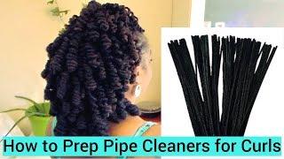 How to Prep Pipe Cleaners for Curls