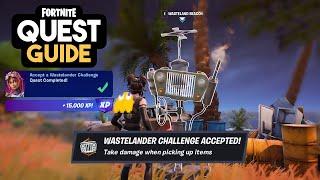 Accept a Wastelander Challenge - Fortnite Quest Guide Easy XP