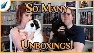 FOUR Year of Sanderson Unboxings Warbreaker Cosmere Sunlit Man & Stormlight Boxes