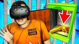 Escaping Virtual Reality PRISON With SECRET Item Prison Boss VR Funny Gameplay