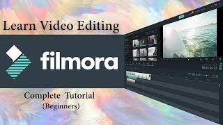 Filmora video editing tutorial for beginners  full course  Hindi