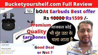 Bucketyourshelf.com review l Boat earphones review #bucketyourshelf #boatearbuds #guyyid