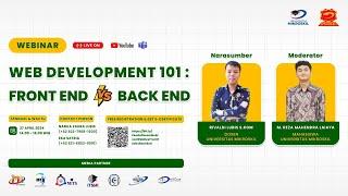 Webinar  Web Development 101 Front-End vs Back-End