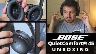 BOSE QuietComfort® 45 HEADPHONES  UNBOXING