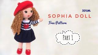 AMIGURUMI  PART 1  Sofya Bebek ENG SUBTITLES ON subtítulos ESPAÑOL