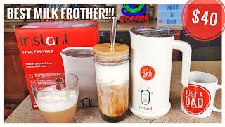 Best Milk Frother Instant Pot 4 in 1 Automatic Hot & Cold Milk Frother Review  Latte Cappuccinos