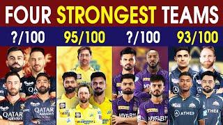 TOP Four Strongest IPL Teams   #IPL2024