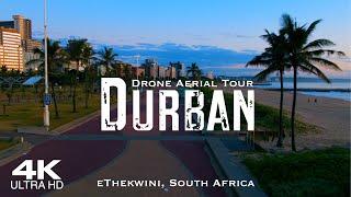 DURBAN 2024  Drone Aerial 4K  eThekwini KwaZulu-Natal South Africa