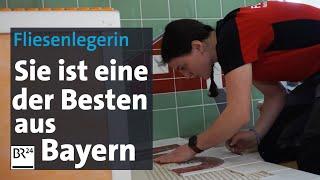 Bayerische Meisterin Die Top-Fliesenlegerin aus Hilpoltstein  Abendschau  BR24