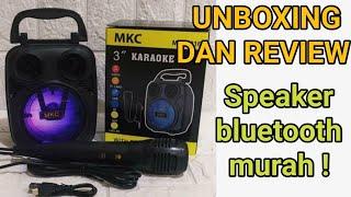 Unboxing dan Review Speaker Portabel Bluetooth mini harga 50 ribuan