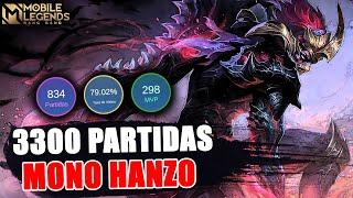 ESSE MONO HANZO ESTÁ DESTRUINDO NO HIGH ELO - TOP GLOBAL HANZO GAMEPLAY - MOBILE LEGENDS