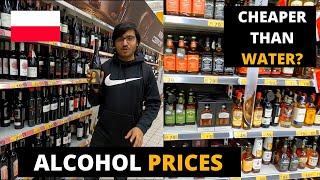BEER IS CHEAPER THAN WATER IN POLAND ALCOHOL PRICES IN POLISH SUPERMARKETS INDIANS IN POLAND 