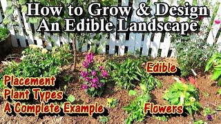 Planting & Design Principles for an Edible Landscape Fruit Trees Berries Greens & Edible Flowers