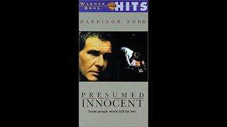 Opening to Presumed Innocent 2000 VHS