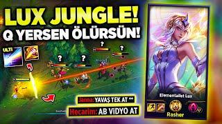 SEN ŞİMDİ IŞIĞI YEMEDİN Mİ? LUX JUNGLE İLE 37 KILL ALDIM AĞLADILAR Rasher