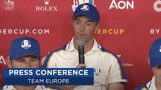 Team Europe Post-Match Press Conference  2020 Ryder Cup