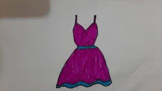 kolay elbise çizimi#elbise #dress#draw