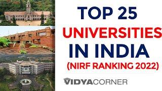 Top 25 Universities in India with 100% Placement Records  NIRF Ranking 2022