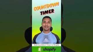 Add Countdown Timer to Shopify Product Page #youtubeshorts