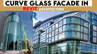 Curve glass in Revit Tutorials  Revit architecture tutorial 