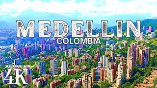 Medellin Colombia  in 4K ULTRA HD  Drone Footage