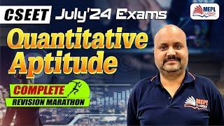 CSEET July 24 Exams  Quantitative Aptitude - Complete Revision Marathon MEPL Classes