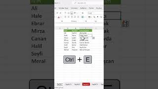 Excel’de verileri kolayca birleştirme @OguzhanCOLAK