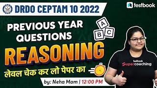 DRDO CEPTAM 10 Previous Year Questions Paper DRDO CEPTAM 10 Reasoning Previous Year Question Paper