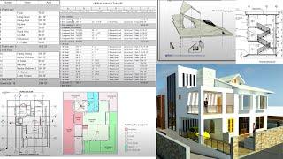 Revit BIM Complete Project Architecture + Structure In Detail Scheduling Quantification & Costing