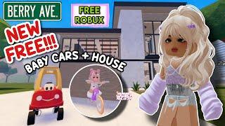 *NEW FREE* MODERN HOUSE + *NEW FREE* BABY CARS IN BERRY AVENUE ROBLOX 