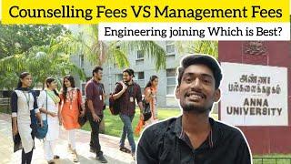 Counselling Fees VS Management Fees   TNEA 2023  Trending Tamil Gobi