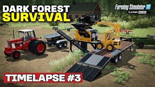 CRUSHING IT Dark forest Survival FS22 Timelapse # 3